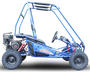 TrailMaster MINI XRS+ Kids Go Kart, 5.5hp Gas Engine, Dual Seats, Adjustable Pedals, Pull Start, Kids Ages 4-9