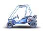 TrailMaster MINI XRS+ Kids Go Kart, 5.5hp Gas Engine, Dual Seats, Adjustable Pedals, Pull Start, Kids Ages 4-9