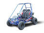 TrailMaster MINI XRX+ Kids Go Kart, 5.5hp Gas Engine with Electric Start, Remote Start/Kill, Ages 4-9