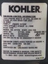24hp Vertical Kohler 7000 Series Twin, 1"Dx3-5/32"L shaft, Low Profile Air Filter (KT735-3094)