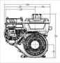 Horizontal Briggs, 3/4"Dx2-27/64"L shaft, Recoil Start (10V337-0022)