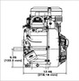 16hp Horizontal Briggs Vanguard Series, Electric Start, 16 Amp Alternator, Low Profile Air Filter (305447-0035)