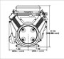 23hp Horizontal Briggs Vanguard Series, 1"Dx3-21/32"L shaft, Electric Start, 16 Amp Alternator, Standard Air Filter (386447-3349)