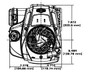 4.3hp Vertical Briggs E-EX-EXi Series, Recoil Start (9P702-0181)