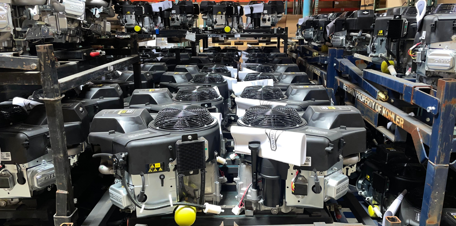 Buy replacement gasoline engines for lawnmowers and