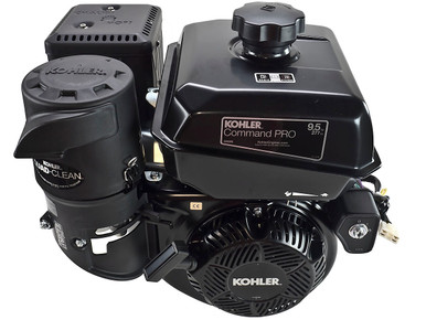 9.5hp Kohler Command Pro Engine, Horizontal 1"x3-21/32" Keyed Shaft, Recoil + Electric Start, Dual Bearings, Cyclonic Air (CH395-3031)