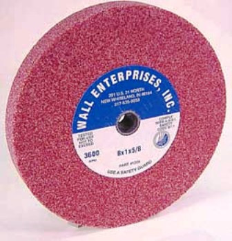 LP-510144 - GRINDING WHEEL: 8IN 5/8IN BORE 46 grit Ruby