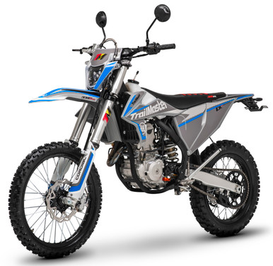 TrailMaster LX300 Dual Sport Dirt Bike, NC300 EFI Racing Engine, Liquid-Cooled, 6-Speed Manual, Dual Disc Brakes, Electric Start with Kick backup, Wheels (21/18) (61860)