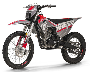 TrailMaster MX250 Dirt Bike, 5-Speed Manual, Electric Start, Dual