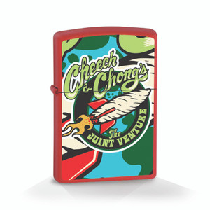 Cheech & Chong "Joint Venture" - Chrome - Official Zippo® Lighter