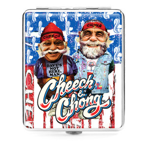 Cheech & Chong Deluxe Cigarette Case  - 100mm "USA" Cheech & Chong Deluxe Cigarette Case  - 100mm "USA"