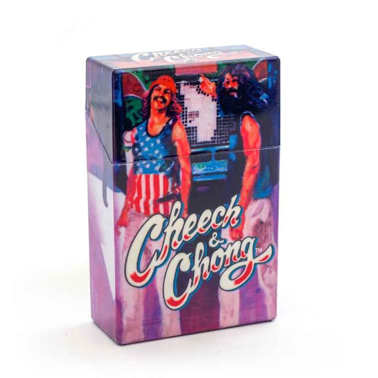 Cheech & Chong Flip Top Cigarette Case - 85mm "Truckin"