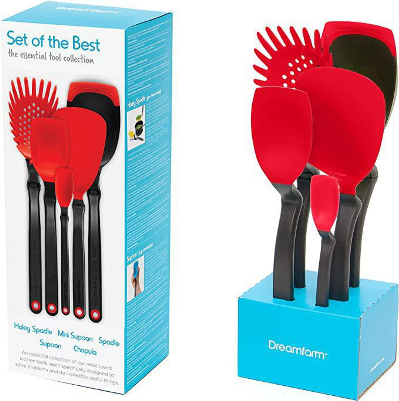 Dreamfarm Set of the Best Kitchen Utensils - Red