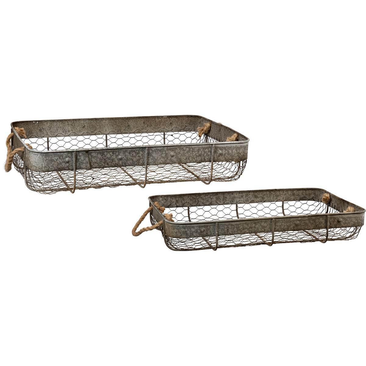 Wire Basket Flower Basket The BBQ Allstars