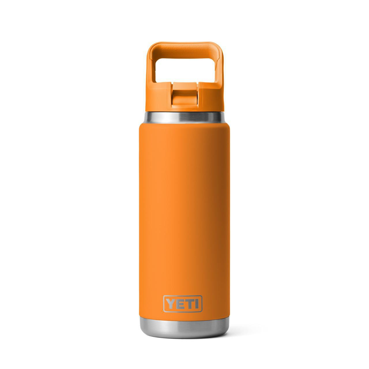 YETI Rambler 26 Oz Straw Bottle King Crab Orange