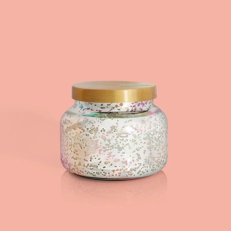 Candela Profumata Capri Blue Honeydew Crush – Barattolo In Vetro Iridescente 540 Ml, Cera Di Soia, Aromaterapia Di Lusso