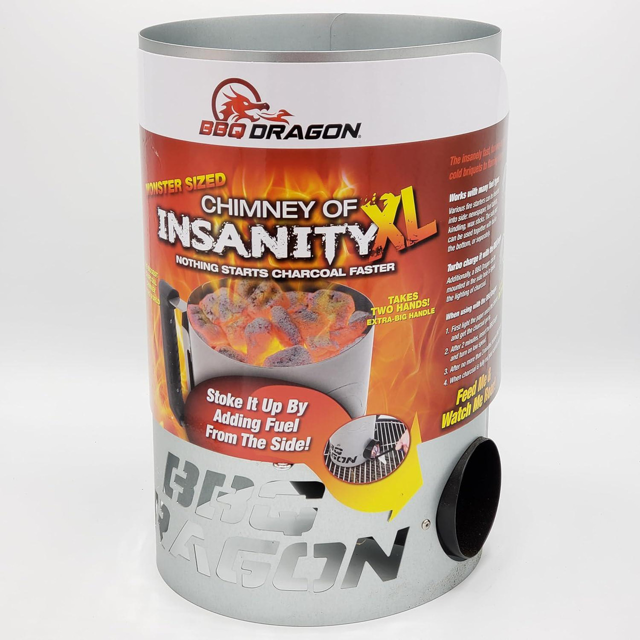 BBQ Dragon XL Chimney of Insanity Charcoal Starter