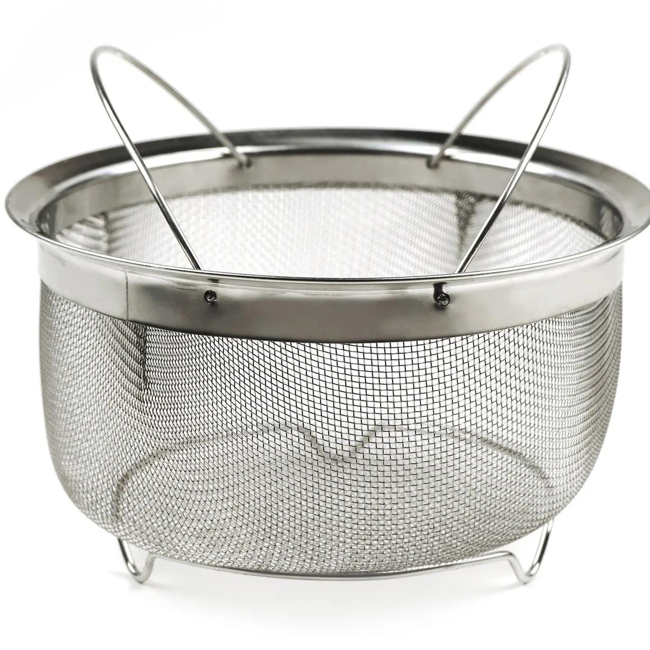 RSVP Mesh Basket with Folding Handles
