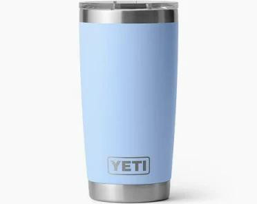 YETI 20 oz. Rambler Tumbler with MagSlider Lid Big Sky Blue - The