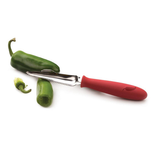 Jalapeno Corer with red handle
