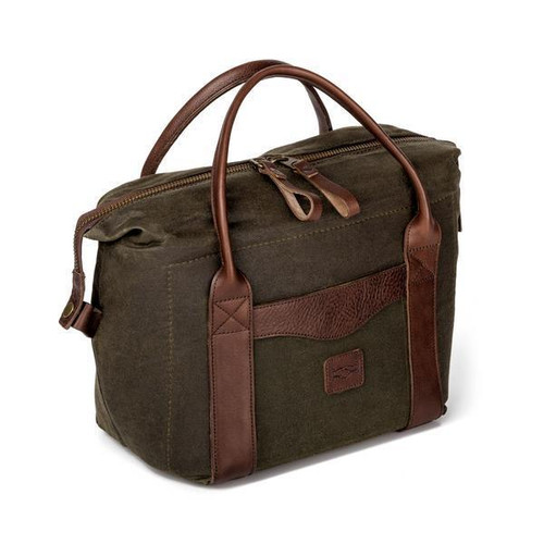 White Wing Waxed Canvas Cooler - forest