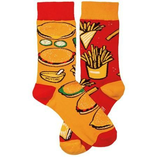 Burgers and Fries Socks