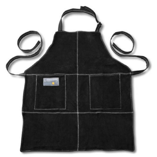 Outset Black Leather Grill Apron