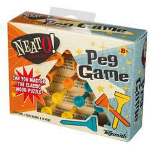 Classic Wooden Peg Game, Travel Size