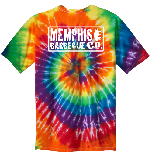 Memphis BBQ CO. Tie Dye T-Shirt