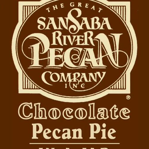 San Saba River CHOCOLATE Pecan Pie In-A-Jar  22oz