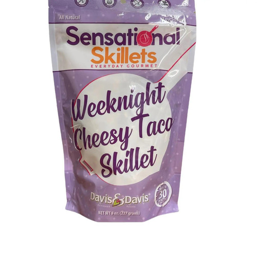 Sensational Skillets-Weeknight Cheesy Taco Skillet