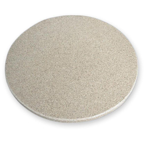 Primo 16" Natural Finish Round Fredstone Baking Stone for Oval Large