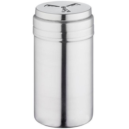This Choice 8 oz. adjustable stainless steel dredge / shaker