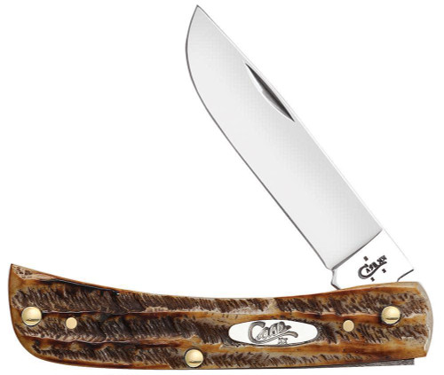 Case Knives 6.5 Bone Stag SodBuster Jr 65310