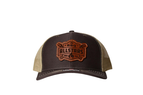 BBQ Allstars Leather Patch Cap