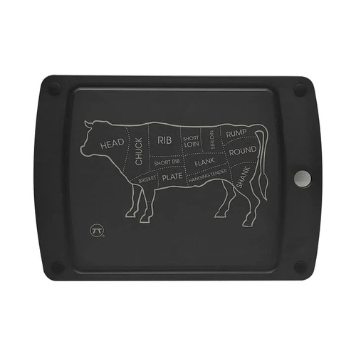 Outset Cow Cuts Grill Cutting Board, 10.8” X 14.5” X 0.2”
