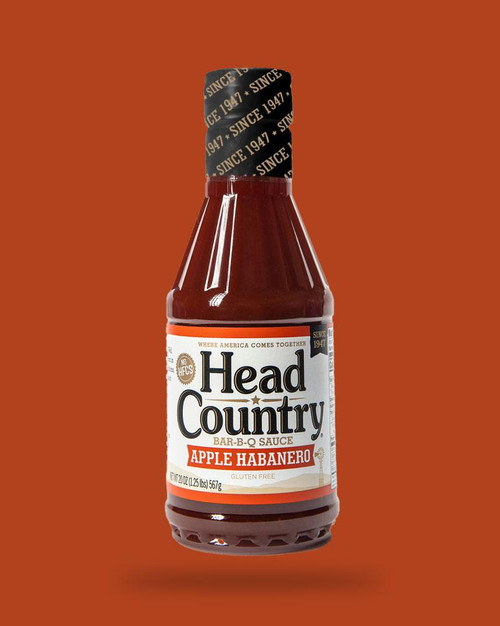 Head Country Bar-B-Q Sauce, Apple Habanero