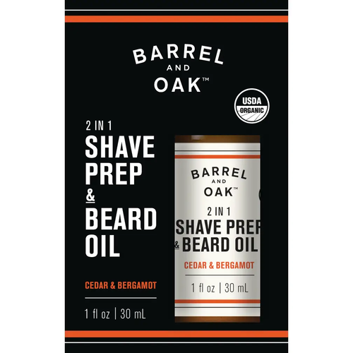 Barrel and Oak Shave Prep and Beard Oil