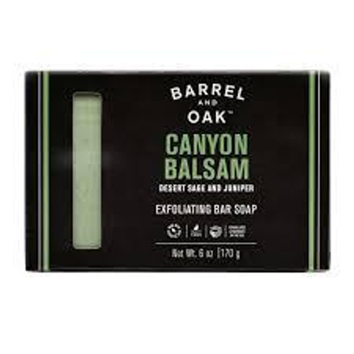 Barrel and Oak Canyon Balsam Exfoliating Bar Soap