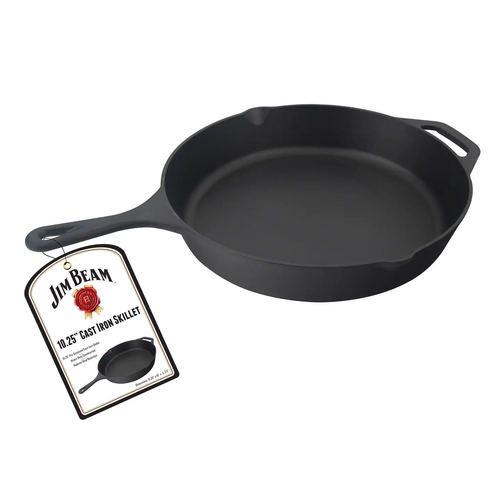 Jim Beam 10.25" Cast Iron Skillet
