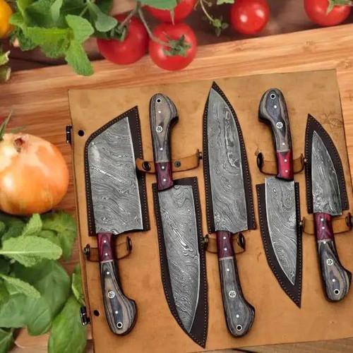 Premium 5 Piece Chef Knife Set Spring Mothers Day