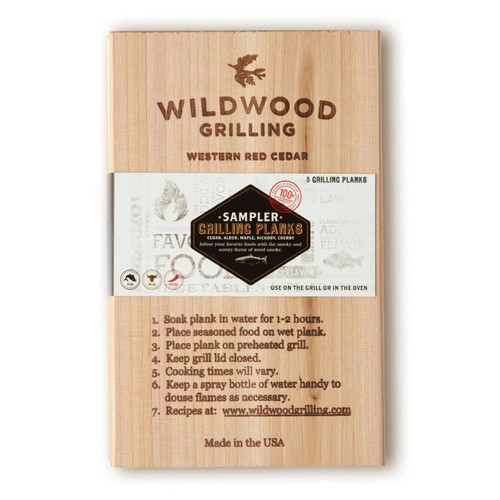 Small 5"x8" Grilling Planks