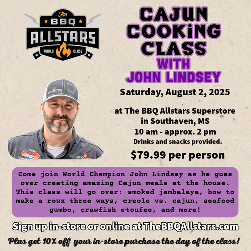 Cajun Cooking Class with John Lindsey - August 2