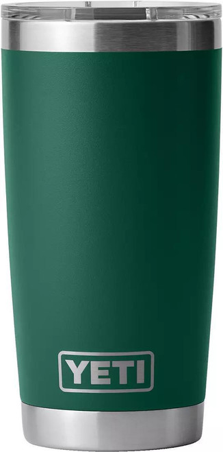 Yeti Rambler 20 oz Tumbler Black Forest Green