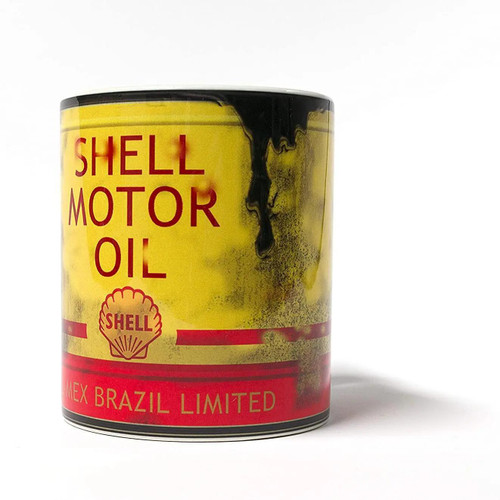 Shell Motor Oil Can Lube Coffee Mug