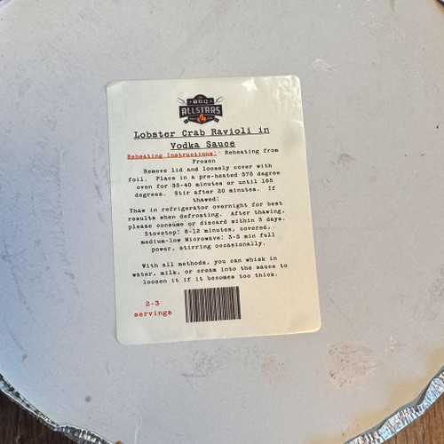 Lobster Crab Ravioli in Vodka Sauce Lobster Crab Ravioli in Vodka Sauce