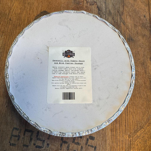 Cavatelli with Tomato Sauce and Mild Italian Sausage Cavatelli with Tomato Sauce and Mild Italian Sausage