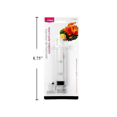Luciano 5.7"L Marinade Injector w/ S/S Needle