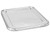 100 count case aluminum pan lids, half size