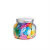 Capri Blue Volcano Rainbow Watercolor Jar